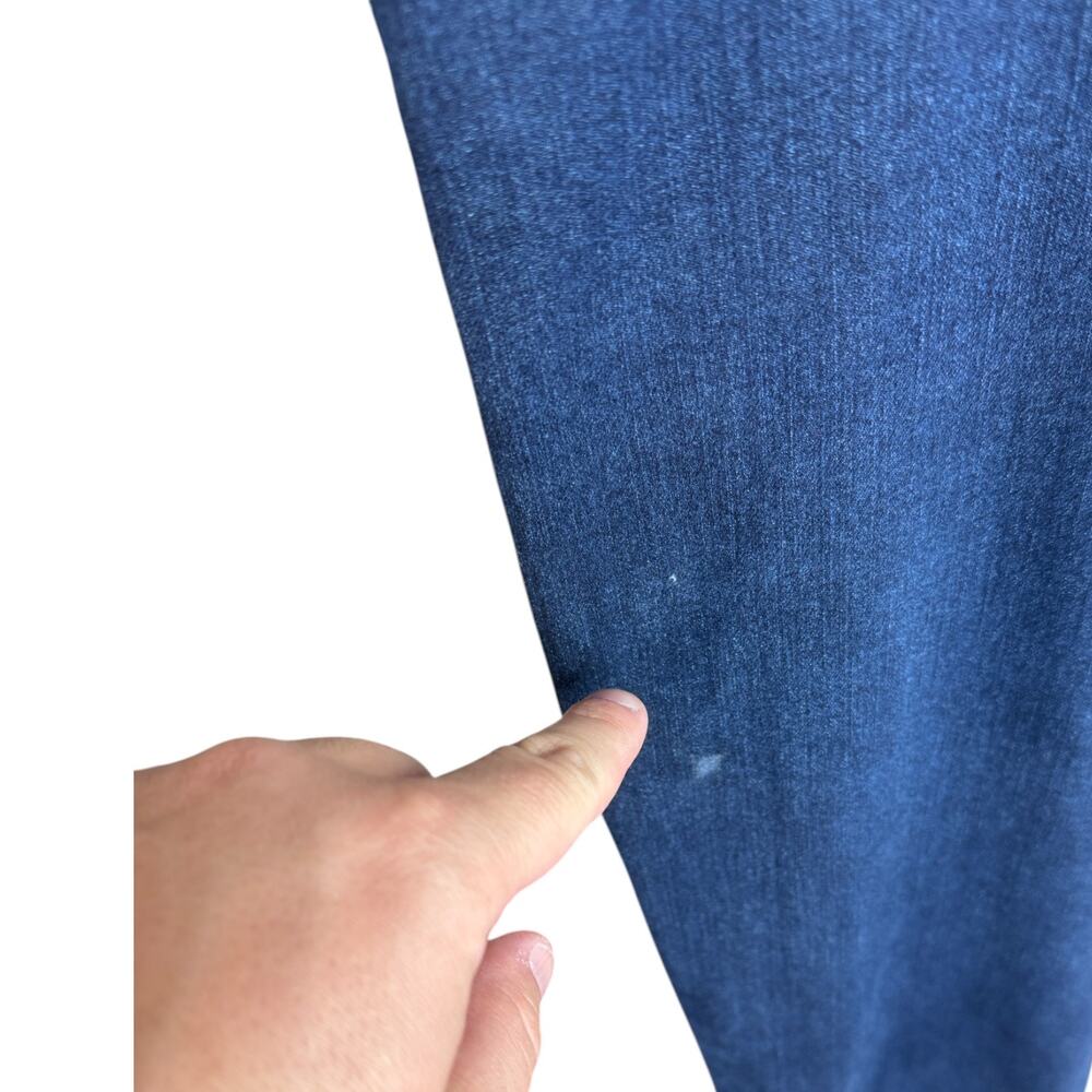 BEAUTIFUL by Lawrence Zarian Regular Baby Boot Jean- Indigo Dark Rinse 24 Plus - Picture 10 of 12